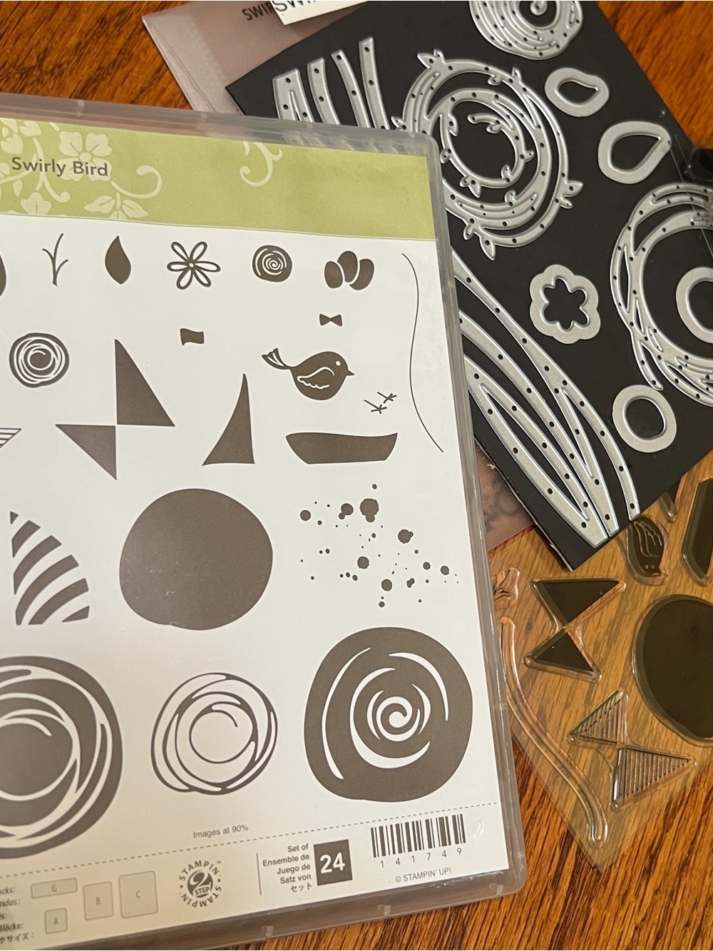 Retired Stampin’ Up! Swirly Bird Stamp Set & Swirly Scribbles Dies Bundle